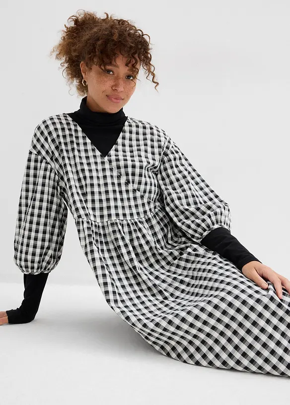 Robe midi oversize, bonprix