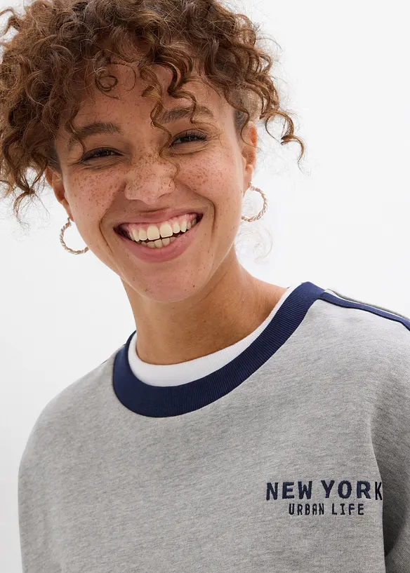 Sweat oversize et doux, bonprix