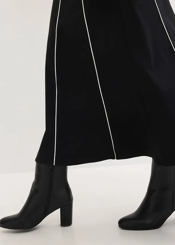 Jupe longue et extensible en bengaline, bonprix