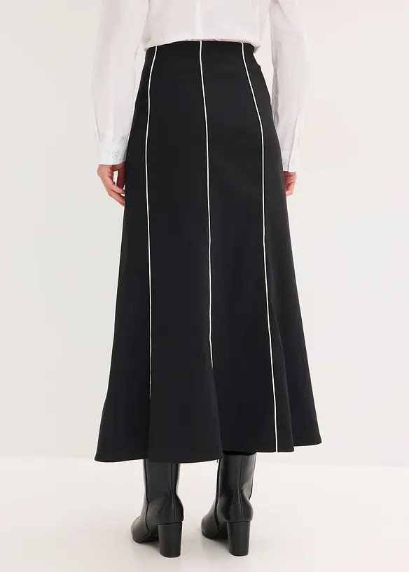 Jupe longue et extensible en bengaline, bonprix