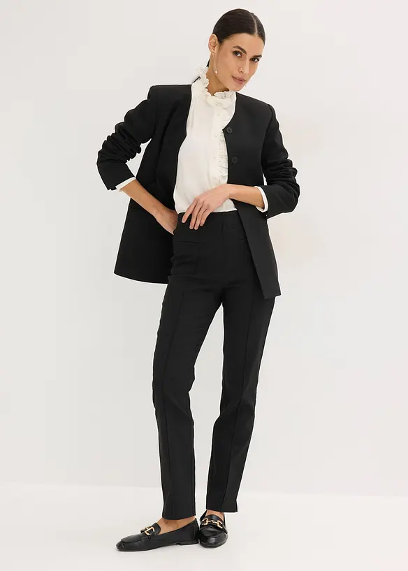 Pantalon taille extensible en bengaline, bonprix