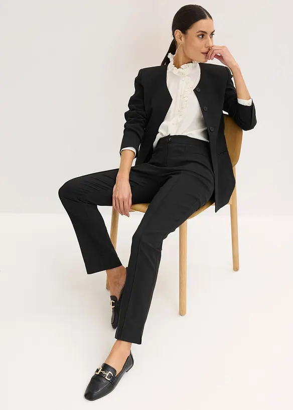 Pantalon taille extensible en bengaline, bonprix