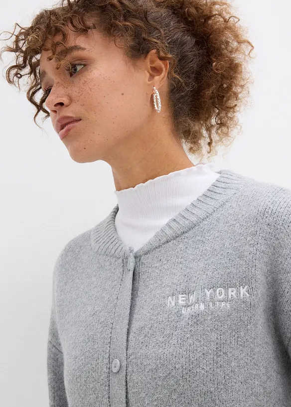 Gilet en maille oversize, bonprix