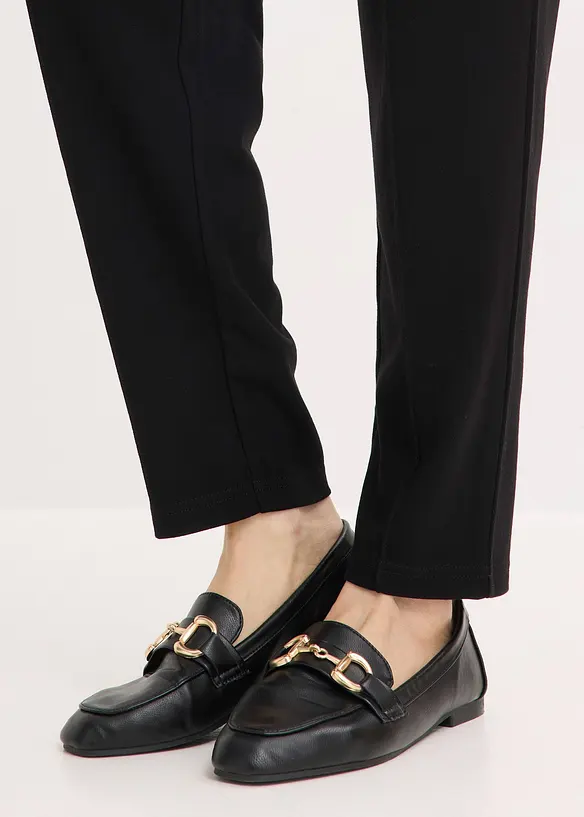 Pantalon &eacute;lastiqu&eacute; avec passepoils devant, bonprix