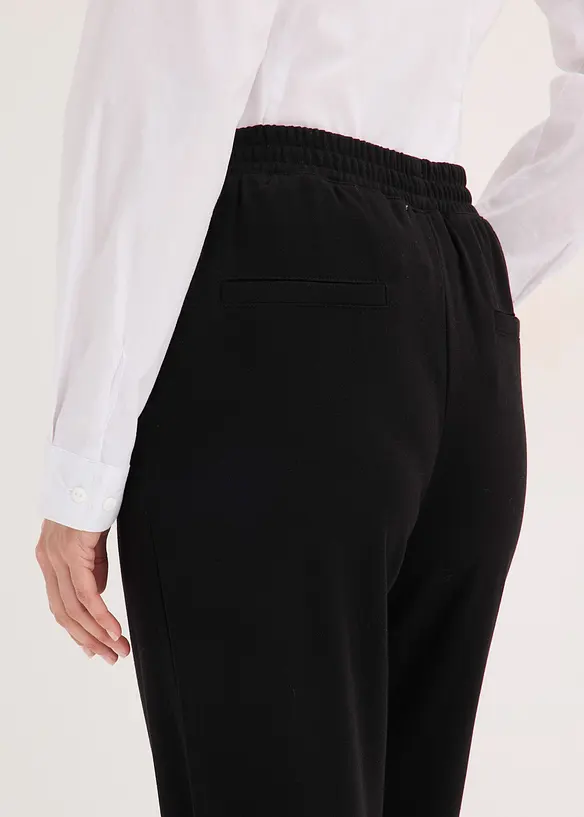 Pantalon &eacute;lastiqu&eacute; avec passepoils devant, bonprix