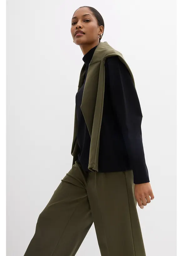 T-shirt col roul&eacute; 100% coton, bonprix