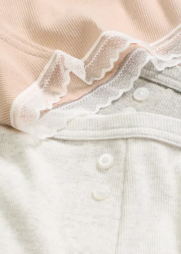 Lot de 4 boxers femme c&ocirc;tel&eacute;s avec dentelle, bonprix