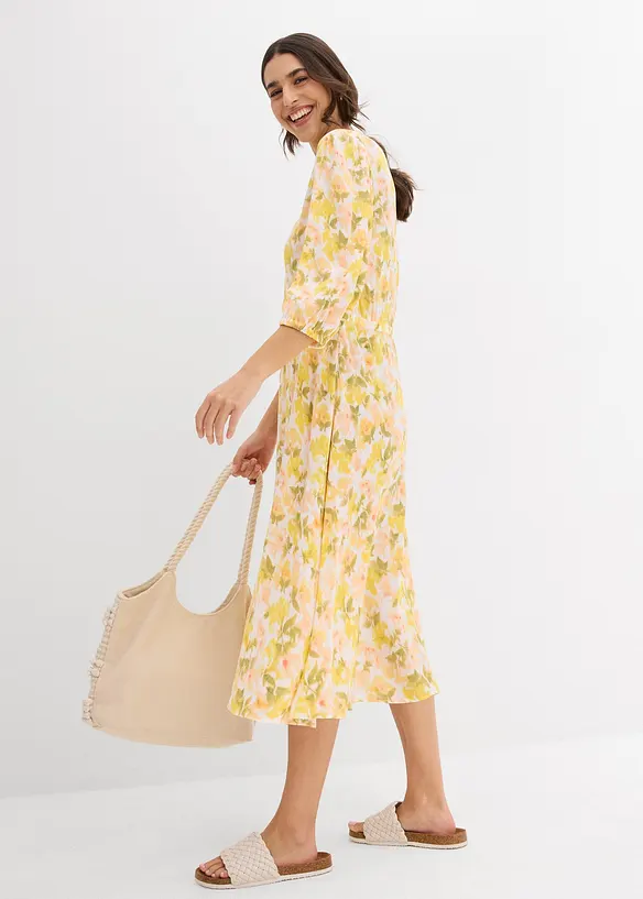 Robe en cr&eacute;pon de viscose, bonprix