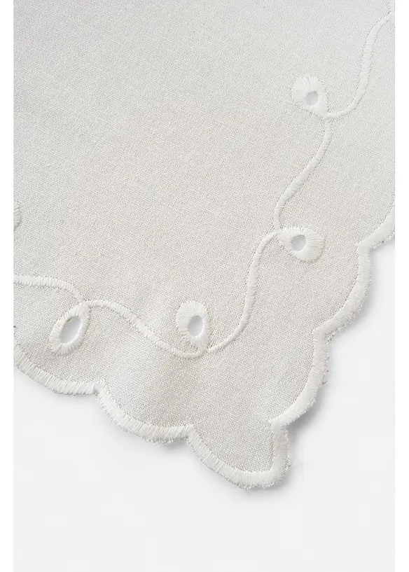 Lot de 2 sets de table en coton avec broderies, bonprix