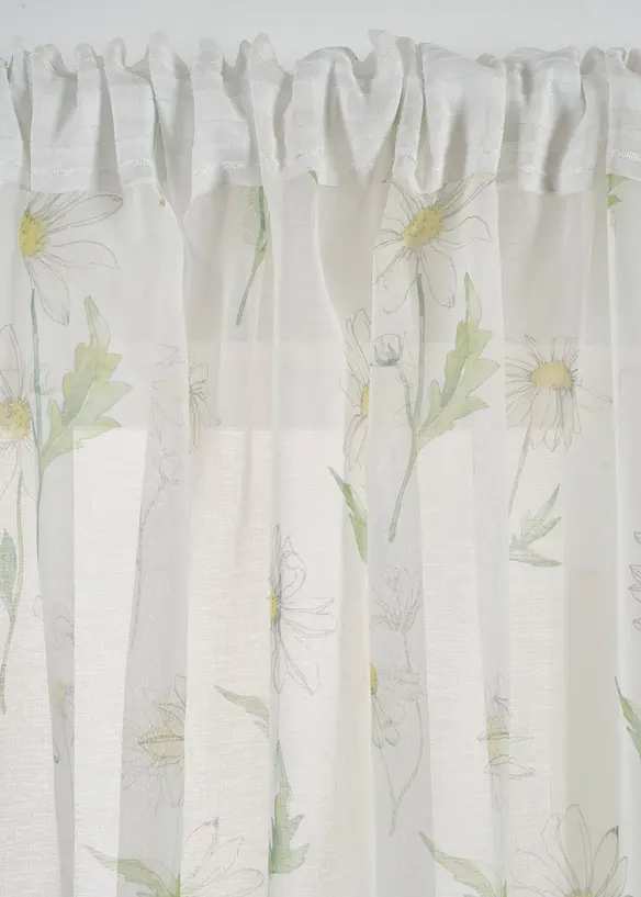 Voilage &agrave; imprim&eacute; floral (1 pce), bonprix