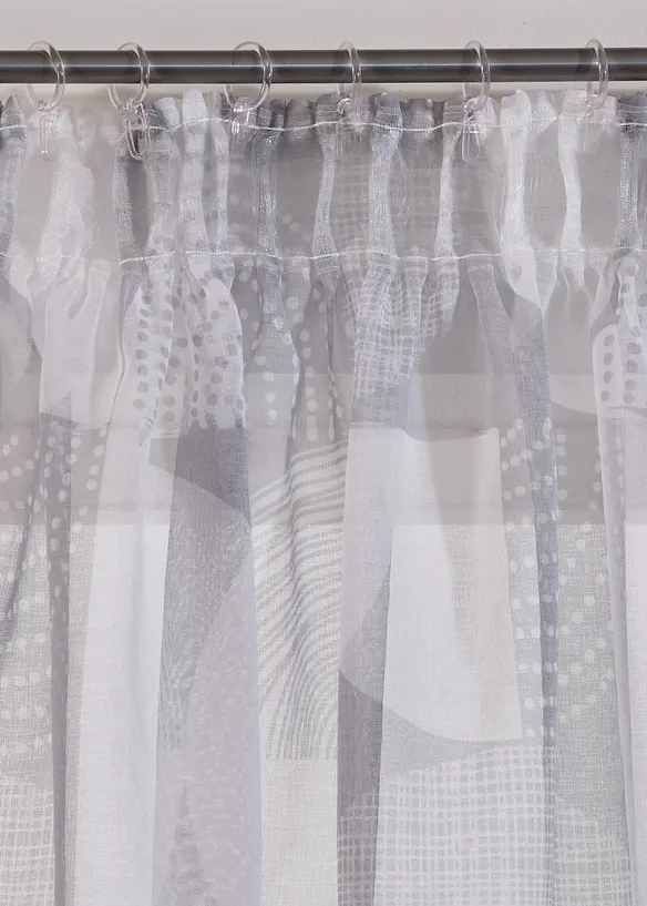 Voilage imprim&eacute; (1 pce), bonprix