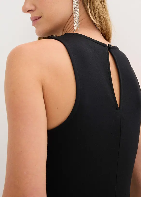 Robe &agrave; sequins en jersey milano confortable, bonprix