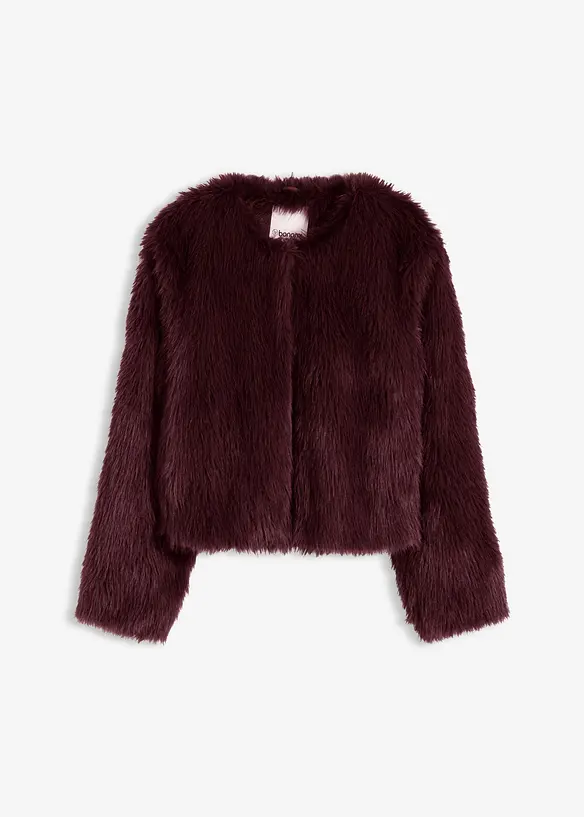 Veste en peluche, bonprix