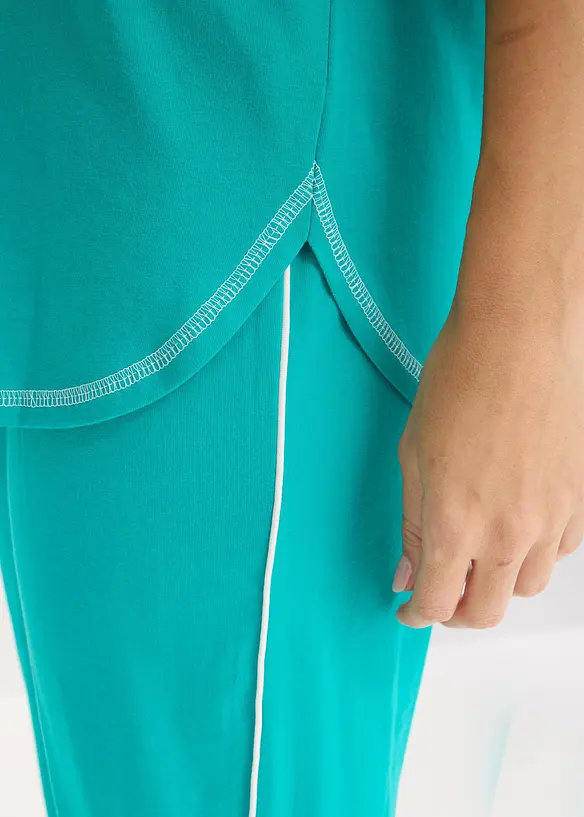 Pyjama corsaire 100% coton, bonprix