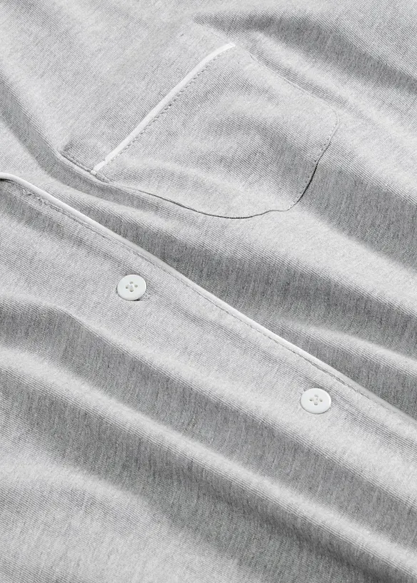 Pyjashort avec chemise boutonn&eacute;e, bonprix