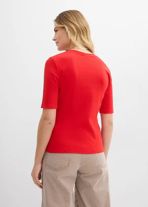 Lot de 2 T-shirts c&ocirc;tel&eacute;s, bonprix