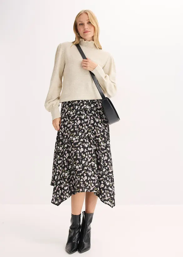 Pull col roul&eacute;, bonprix