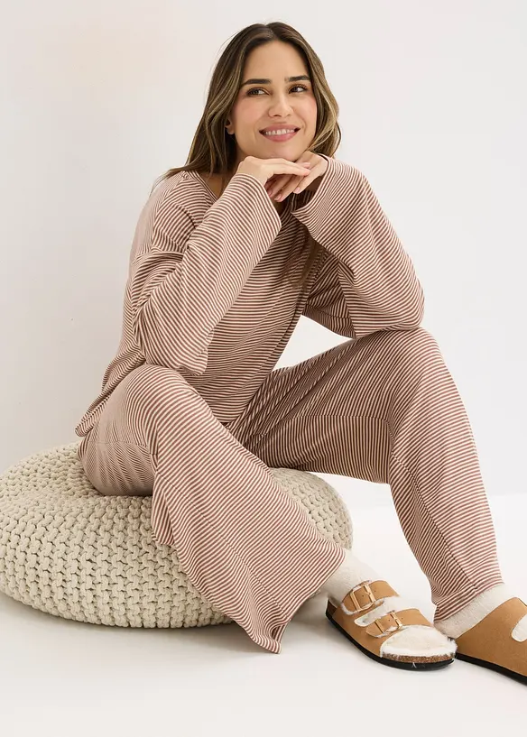 Pyjama oversize en coton doux, bonprix