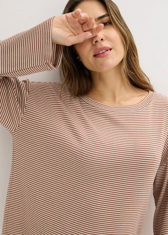 Pyjama oversize en coton doux, bonprix