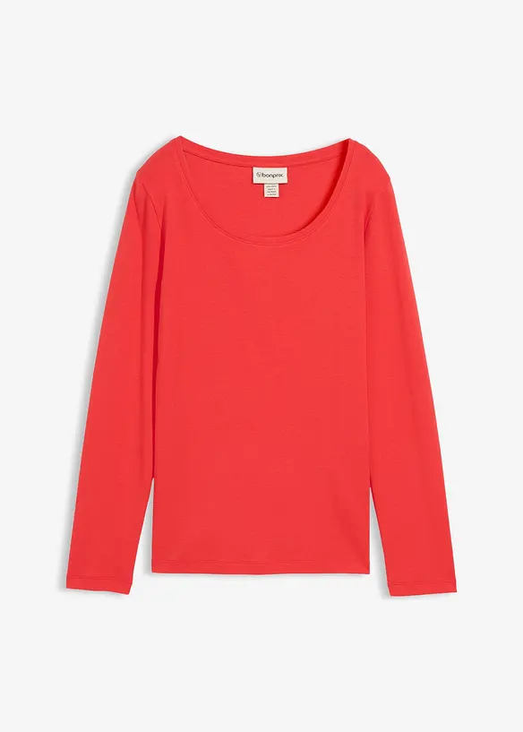 T-shirt manches longues 100% coton, bonprix