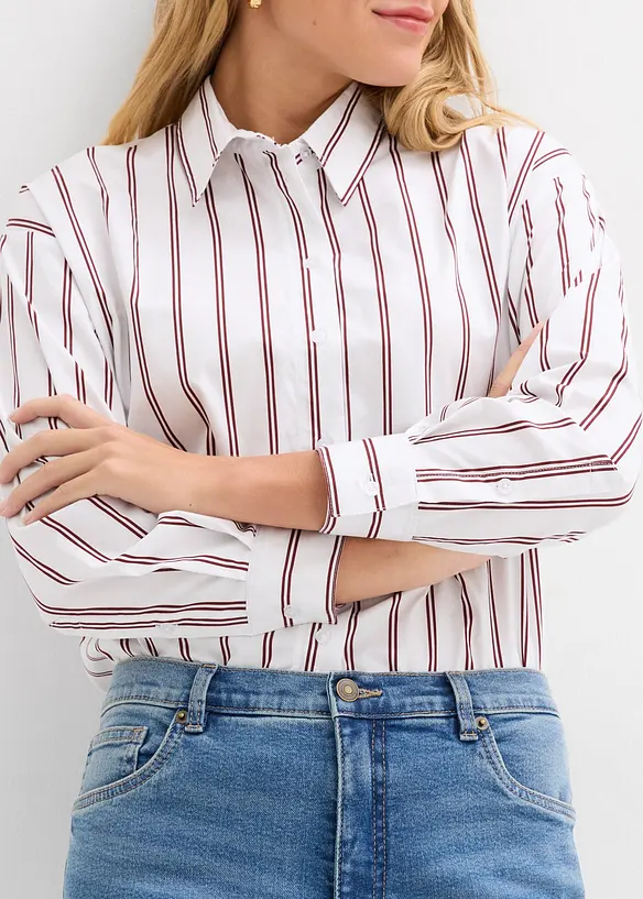 Jean ample et droit, taille haute, bonprix