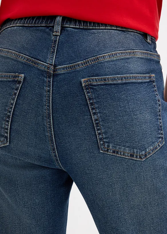 Jean ample et droit, taille haute, bonprix