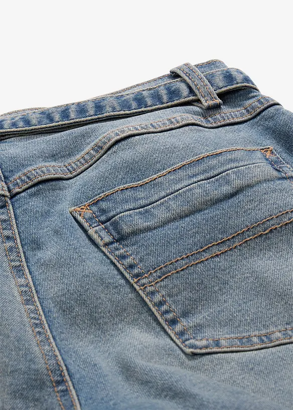 Jean large taille mi-haute, long, bonprix