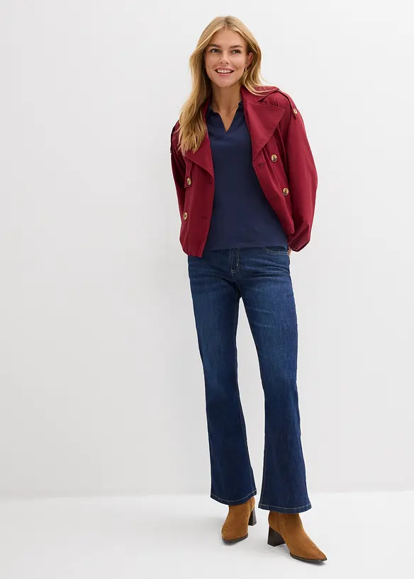 Jean flare, taille mi-haute, bonprix