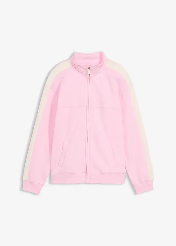 Sweat zipp&eacute; 100% coton, bonprix