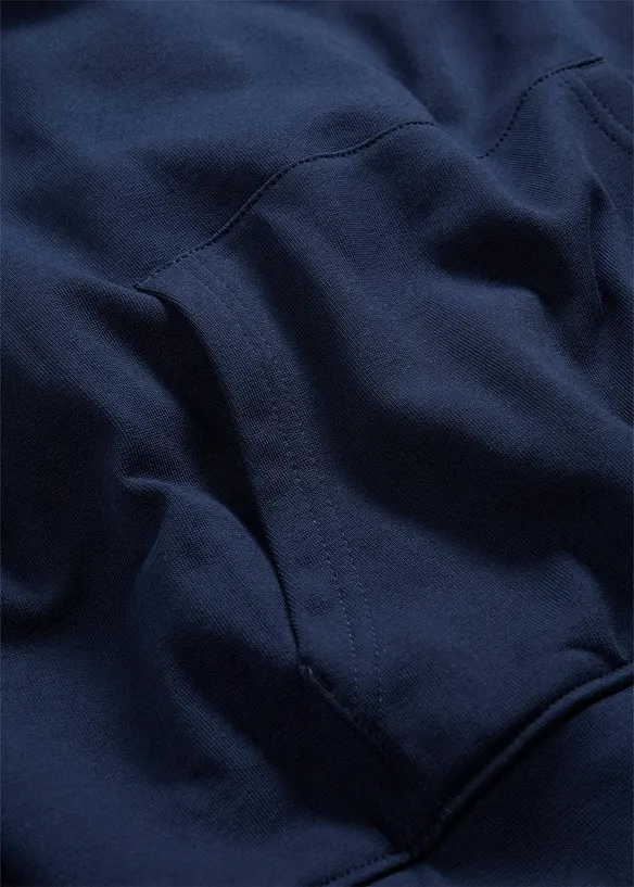 Sweat-shirt loose &agrave; capuche 100% coton, grand imprim&eacute; dos, bonprix