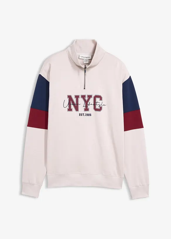 Sweat-shirt loose 100% coton, bonprix