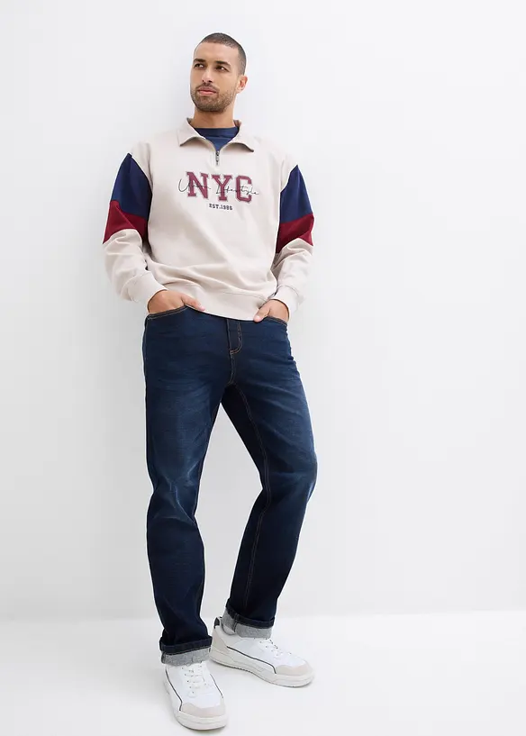 Sweat-shirt loose 100% coton, bonprix