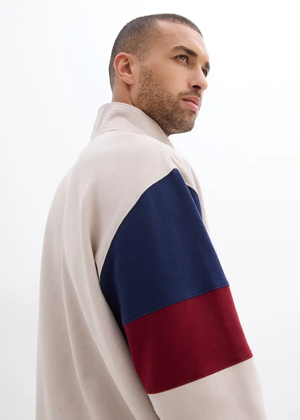 Sweat-shirt loose 100% coton, bonprix