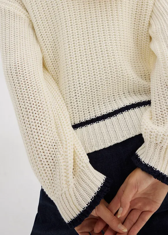 Gilet en grosse maille, bonprix