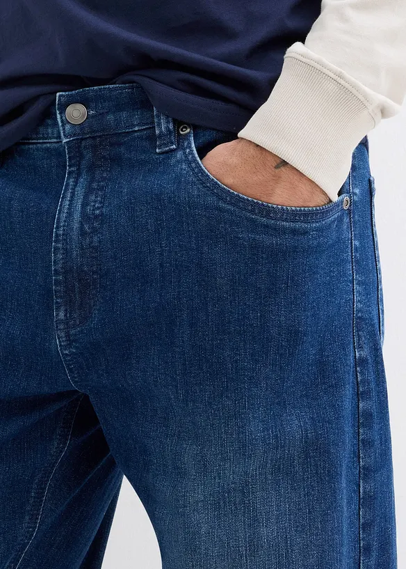 Jean extensible loose, droit, bonprix