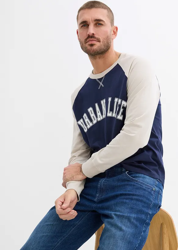 Jean extensible loose, droit, bonprix