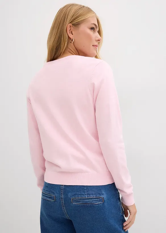 Gilet en fine maille, bonprix