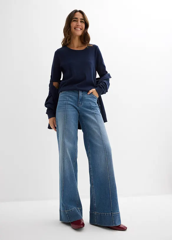 Pull en fine maille, bonprix