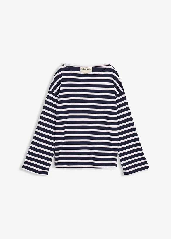 T-shirt manches longues 100% coton, bonprix