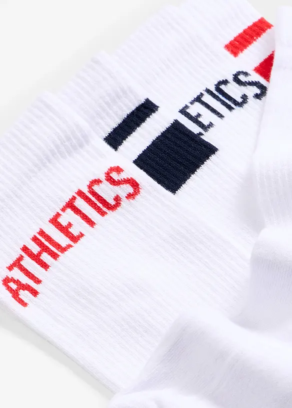 Lot de 5 paires de chaussettes de sport avec int&eacute;rieur &eacute;ponge, bonprix