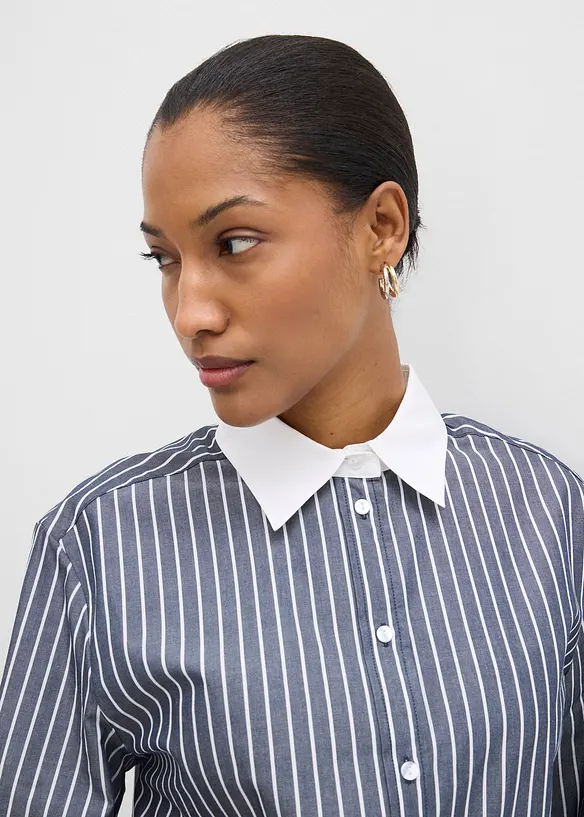 Chemisier oversize 100% coton, bonprix