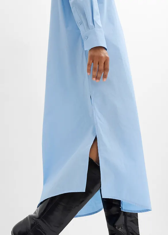 Robe-chemise 100% coton, bonprix