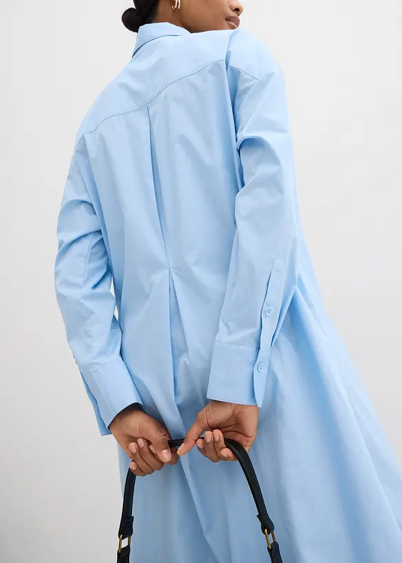 Robe-chemise 100% coton, bonprix