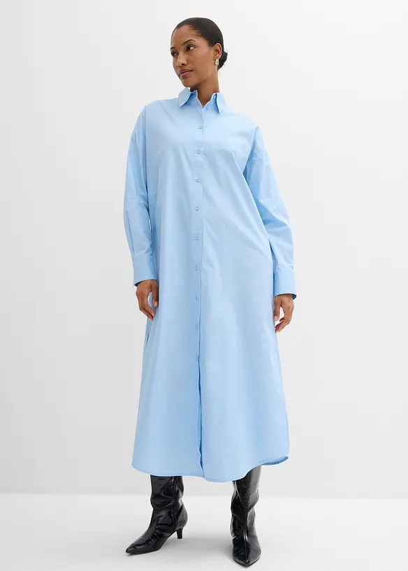 Robe-chemise 100% coton, bonprix