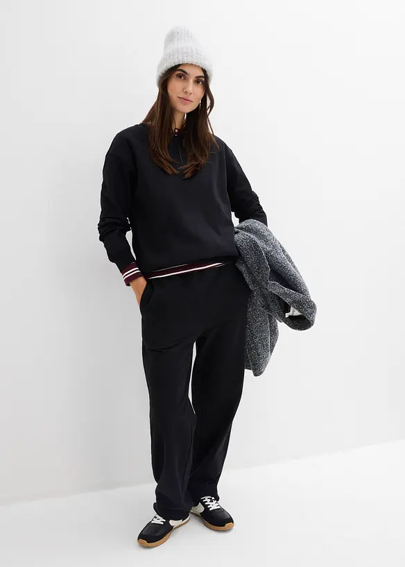 Sweat-shirt de grossesse et d&rsquo;allaitement 100% coton, bonprix