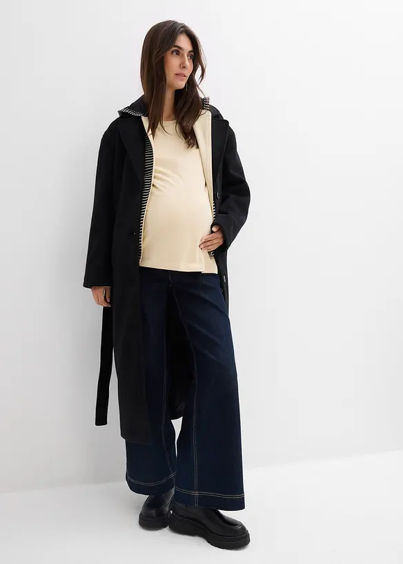 Lot de 2 T-shirts de grossesse et d&rsquo;allaitement 100% coton, bonprix