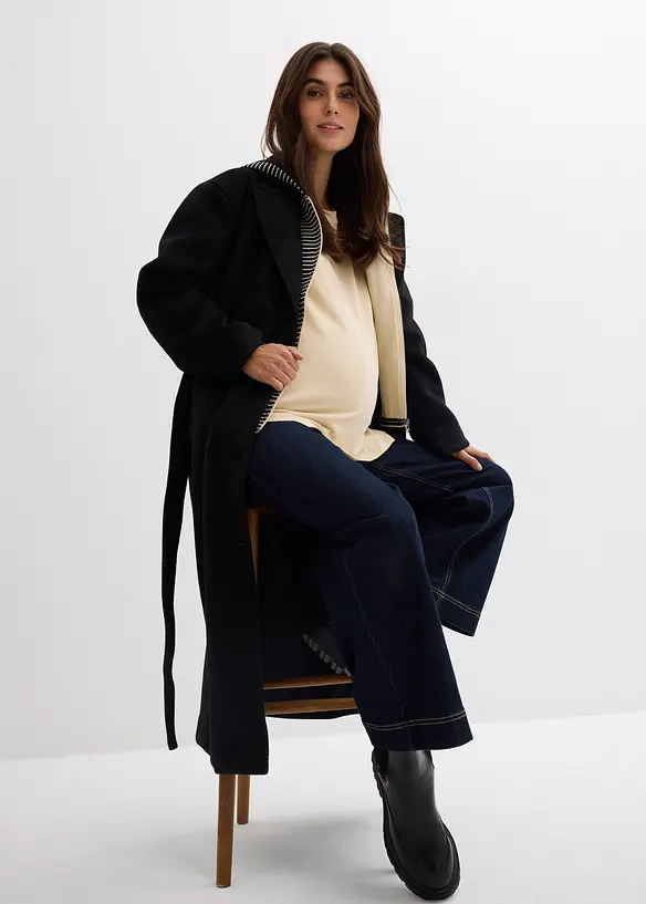 Lot de 2 T-shirts de grossesse et d&rsquo;allaitement 100% coton, bonprix