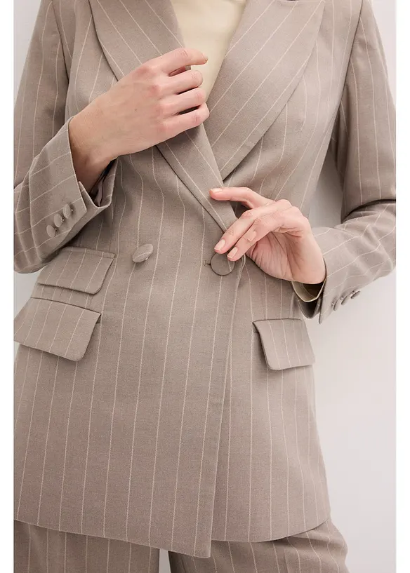 Blazer &agrave; rayures tennis, bonprix