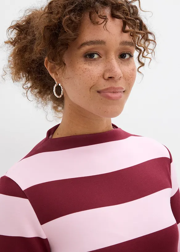 Robe en jersey &agrave; col montant, bonprix