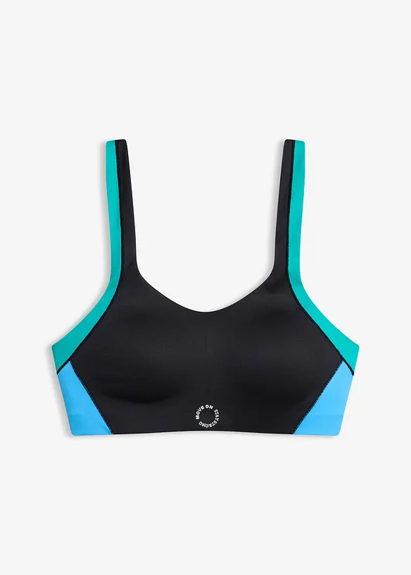 Soutien-gorge de sport rembourr&eacute;, maintien mod&eacute;r&eacute;, bonprix